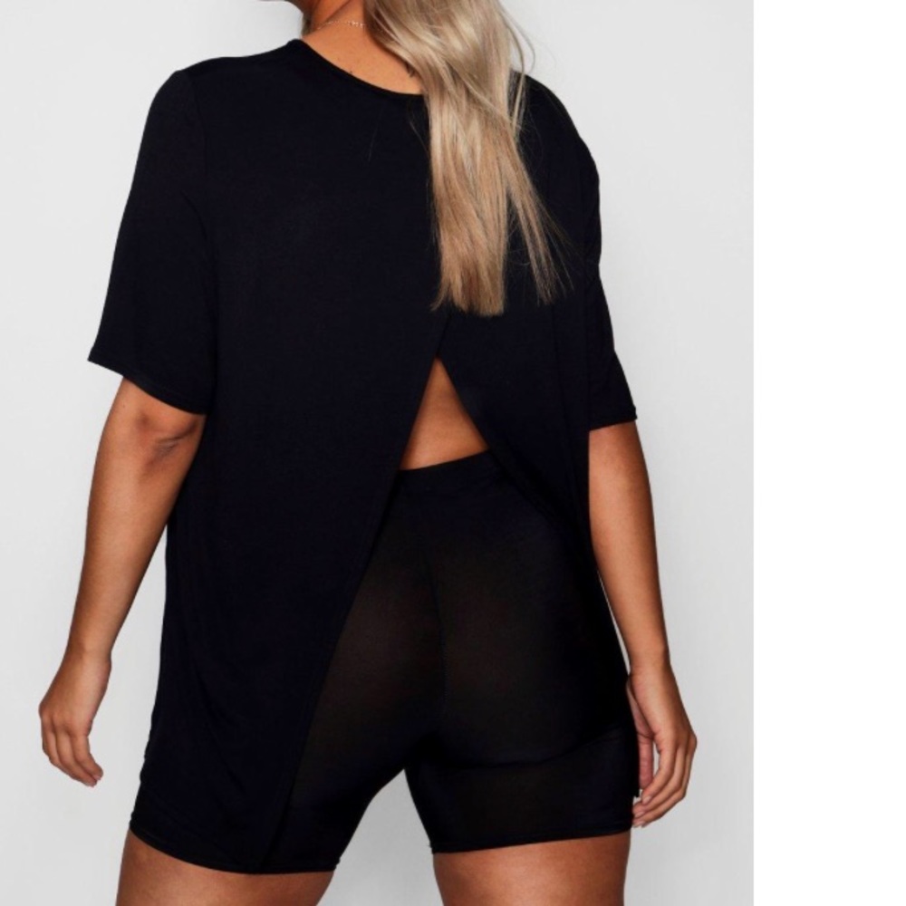 Open back t-shirt